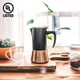 thumbnail image 5 of GROSCHE Milano Acero | 10 tazas de café expreso | Cafetera espresso para estufa: olla Moka de acero inoxidable para estufas eléctricas y de gas de inducción Greca | Olla Moka para cafetera exprés y es, 5 of 5