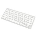 thumbnail image 1 of Cordless Keyboard Mini Portable White Computer Keyboards for  OS X IOS, 1 of 8