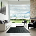 thumbnail image 6 of Ahgly Company Indoor Square Contemporary Charcoal Black Abstract Area Rugs, 9' Square, 6 of 6