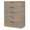 Brown, variant on Maklaine Contemporary Engineered Wood 7Drawer Lingerie Chest in Silver Champagne