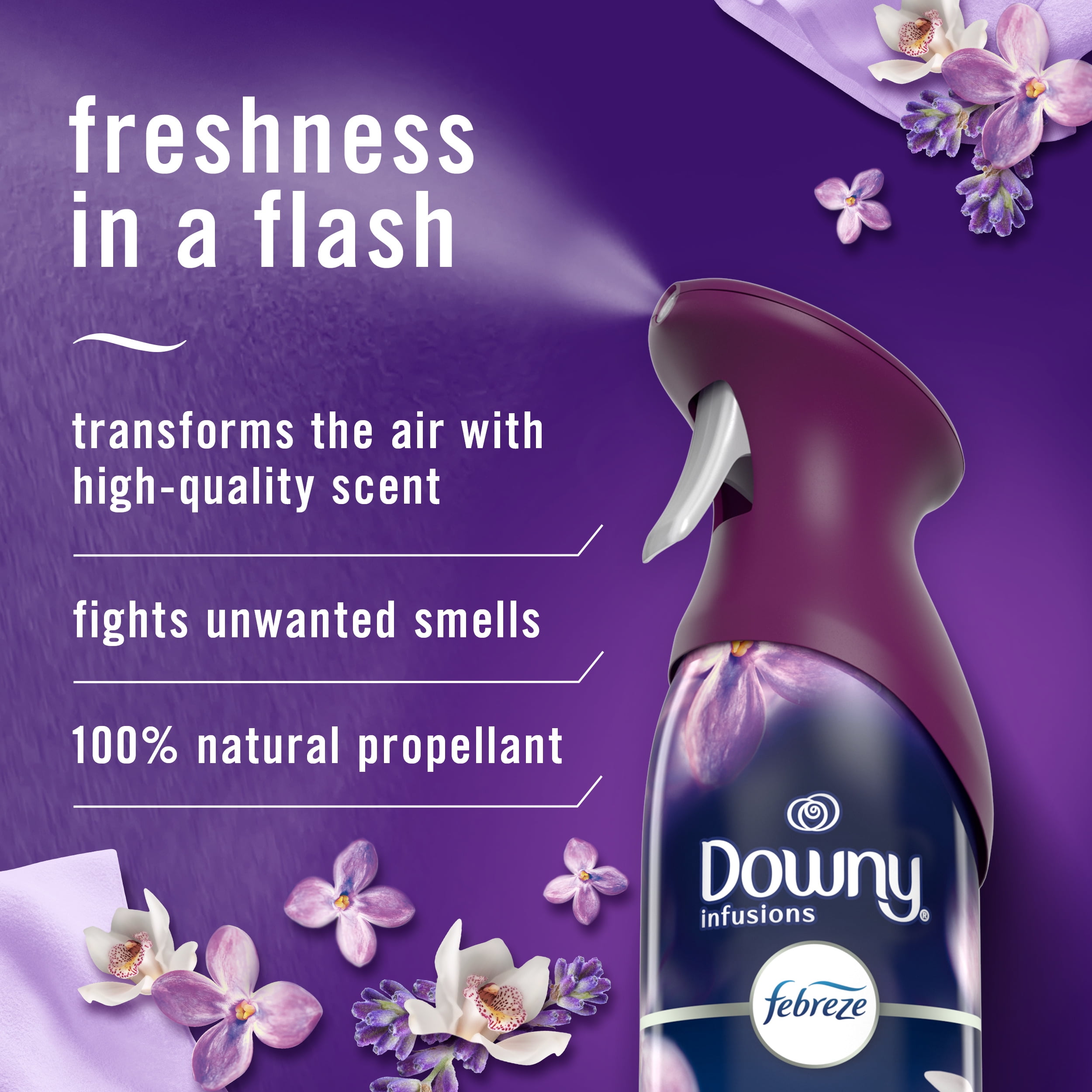 Febreze Air Freshener Spray, Odor-Fighting Room Spray, Downy Calm, 8.8oz