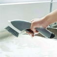 thumbnail image 6 of Lightsmax Dish Wash Detergent Brush Floor Brush and Dispenser with Bubble Storage Scrubber Electronics Cleaning Brush, Gray, 6 of 8