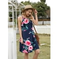 thumbnail image 4 of Airmenty Summer Dresses for Women Beach Floral Tshirt Sundress Sleeveless Casual Loose Tank Dress, 4 of 6