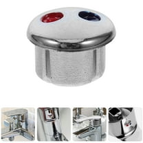 Soimiss 20Pcs Easy Install Hot and Cold Faucet Knob Caps for Universal Temperature Control