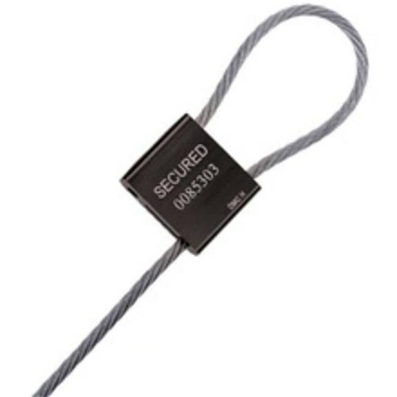 Partners Brand SE1075B 0.18 x 12 in. Cable Seals, Black