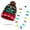 Hat with Necklace(Light Up), variant on Joyfy 2 Pack LED Christmas Hat,Light Up Ugly Christmas Beanies for Adults,Mens Gifts for Christmas,Funny Hats Christmas Party Favors (Battery Included with 3 Flashing Modes)