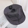 thumbnail image 5 of Kcolen Sun Hat Women Large Head Solar Fan Bucket Hat for Outdoor Sports UPF50+ Wide Brim Sun Summer Fishing Technology Hat, 5 of 6