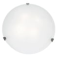 thumbnail image 1 of Access Lighting 20726LEDDLP-BS-OPL 14 in. Atom LED Brushed Steel Flush Mount Ceiling Light, 1 of 1