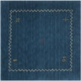 thumbnail image 1 of Safavieh Himalaya 8' Square Hand Loomed Wool Pile Rug in Blue, 1 of 3