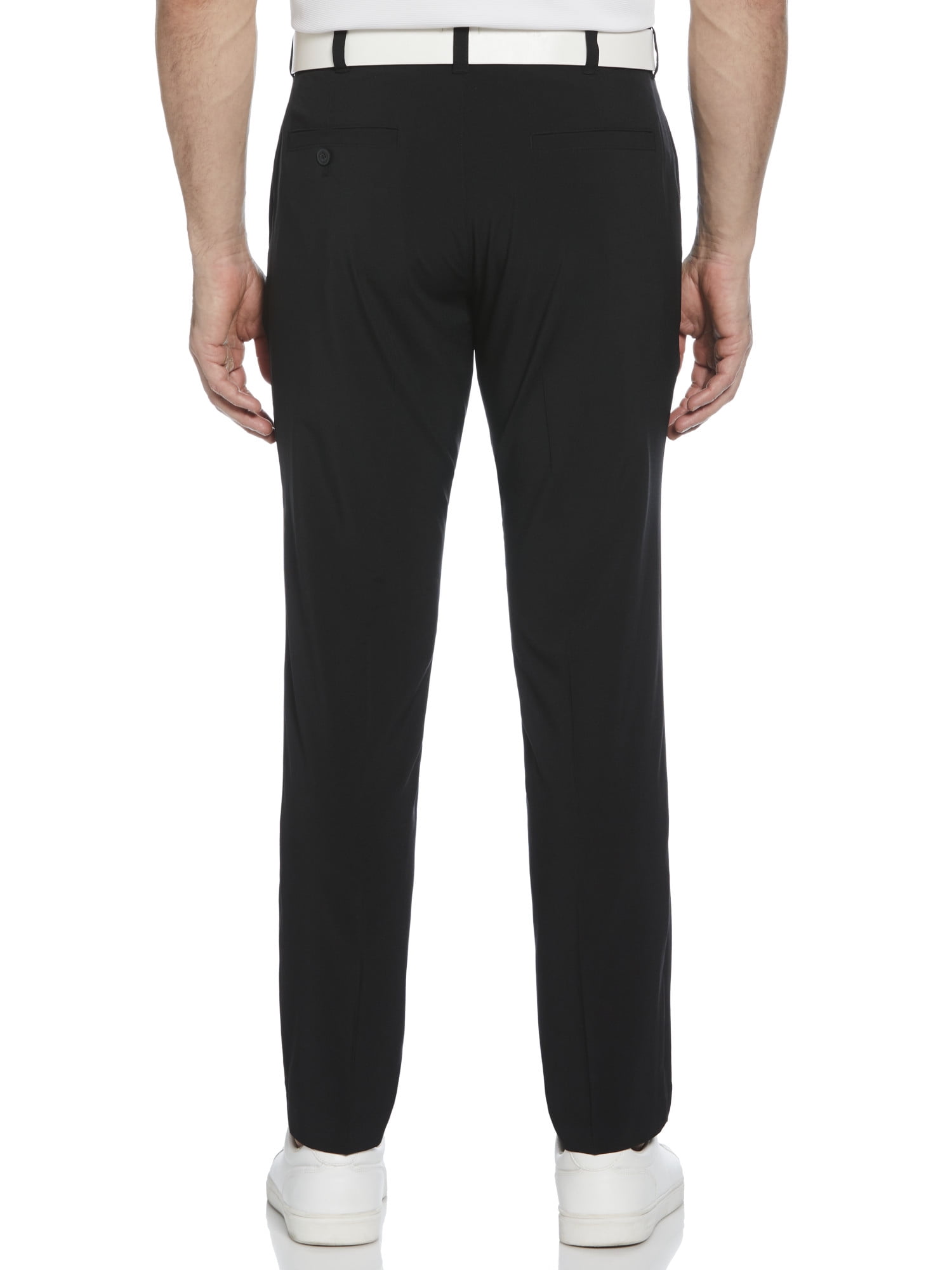 Ben Hogan Performance Men's Solid Active Flex Waistband 4-Way Stretch Flat-Front Golf Pant