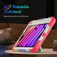 thumbnail image 3 of navor Rugged Cover Compatible with iPad Mini 6 (2021), Rotatable Kickstand Shoulder & Hand Strap Shockproof Heavy Duty Protective Case, 3 of 9