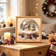 thumbnail image 5 of Cififendec Christmas Pearl Beaded Art Painting Kit, 7.91", Premium Christmas Winter Scene Framed Canvas for Sideboard Tabletop Presenting, 5 of 6