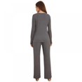 thumbnail image 6 of Ladies Casual Long-sleeved Plus Size Pajamas Suit Home Service, 6 of 7