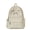White, variant on Embroidered Bow Backpack Solid Soft Daypack Simple Backpack with Embroidered Bow Cute Lightweight Large Capacity Daypack Stylish Bag.