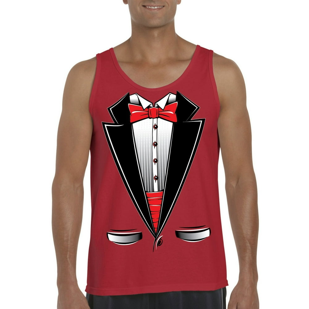 Artix Mens Tuxedo Prom Costume Tank Top