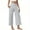 Gray, variant on FAIWAD Capri Pants for Women Stretch Workout Casual Sweatpants with Pockets Plus Size Wide Leg Yoga Pants