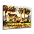thumbnail image 2 of Póster de lienzo con decoración de casa de cocotero, decoración de dormitorio, paisaje deportivo, decoración de oficina, regalo, estilo marco, 12 x 18 pulgadas (30 x 45 cm), 2 of 8