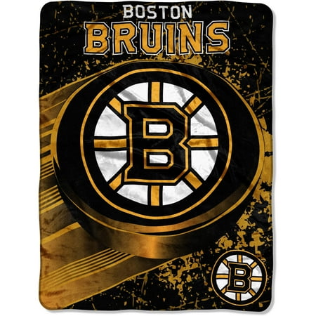 NHL Boston Bruins "Ice Dash" 46" x 60" Micro Raschel Throw