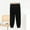 Black, variant on Women Super Soft Modal Harem Pants Yoga Sports Dance Pilates Capri Lounge Pants Solid Color High Waist Pants
