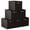 Black-Kallax - 13x15x13, variant on Kallax - 13x15x13 White/Gray Linen Fabric Storage Basket Organizer