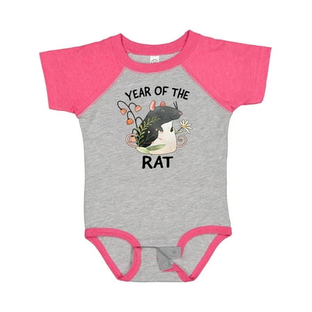 

Inktastic Chinese Zodiac Year of the Rat Gift Baby Boy or Baby Girl Bodysuit