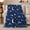Moon Phase Clouds, variant on Crescent Moon Ornaments Clouds and Winter Stars, Dreamy Celestial Night Pattern for Stargazers, Birthday Gift, Soft Flannel Blanket for Bedroom, Starry Home Decor