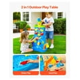thumbnail image 2 of Sand Water Table for Toddlers, Double-Sided Kids Activity Table with 37 Accessories, Outdoor Sensory Play Table, Summer Water Play for 3+ Year Olds, 2 of 6