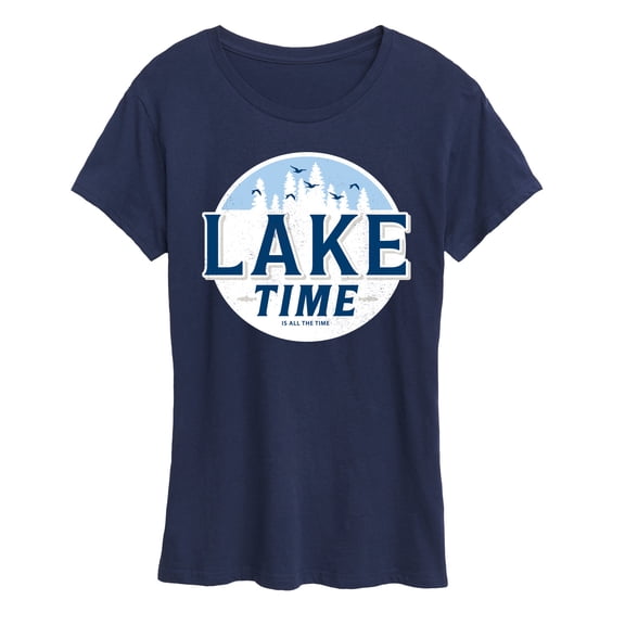 Instant Message - Lake Time - Women's Short Sleeve Graphic T-Shirt
