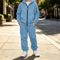 thumbnail image 2 of ITSAME Boys Outfit 2-Piece Zip Up Hooded Sweatshirt and Jogger Pants Casual Athletic Set Size 8, 2 of 9