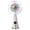 White, variant on Cute Portable Handheld Fan With RGB Colorful Light & Digital Display USB Rechargeable Personal Fan With 5 Speeds Quiet Desktop Fan For Home Travel, Summer Desktop Fan,Pink,7.1x3.5"