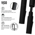thumbnail image 5 of Vigo Vg02029k5 Greenwich 1.8 GPM Single Hole Pull-Down Kitchen Faucet - Black, 5 of 10
