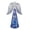 Indigo, variant on Regal Art & Gift Murano Angel LED Decor 13" - Purple Glass 12.25" Figurine Statue