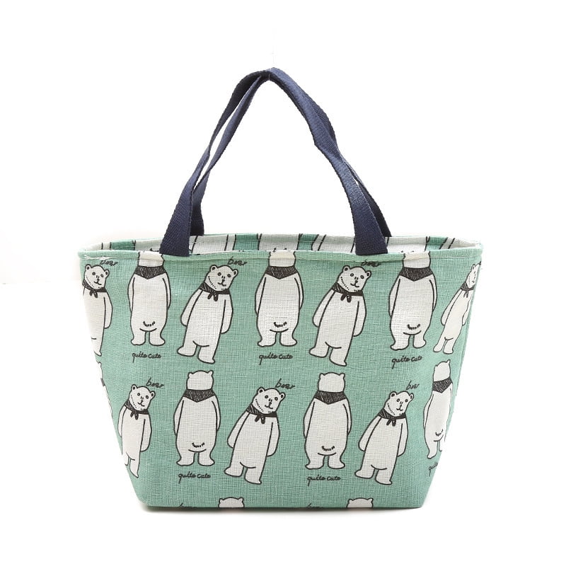 Black penguin  Tote Bags Handbag Lunch Bag storage bag zip sweet gift 