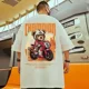 thumbnail image 2 of Nueva camiseta con estampado de oso de motocicleta para hombre, camiseta holgada de algodón de manga corta, camiseta informal de verano de hip hop Y2K para hombre, 2 of 5