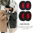 thumbnail image 3 of DEEPCRAFF 2Pairs Ear Muffs for Winter Men Polar Fleece Split Design for Warmth and Comfort, 3 of 6