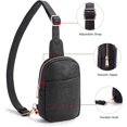 thumbnail image 3 of Small Sling Bag for Women Leather Crossbody Fanny Packs Chest Bag for Women, 3 of 7