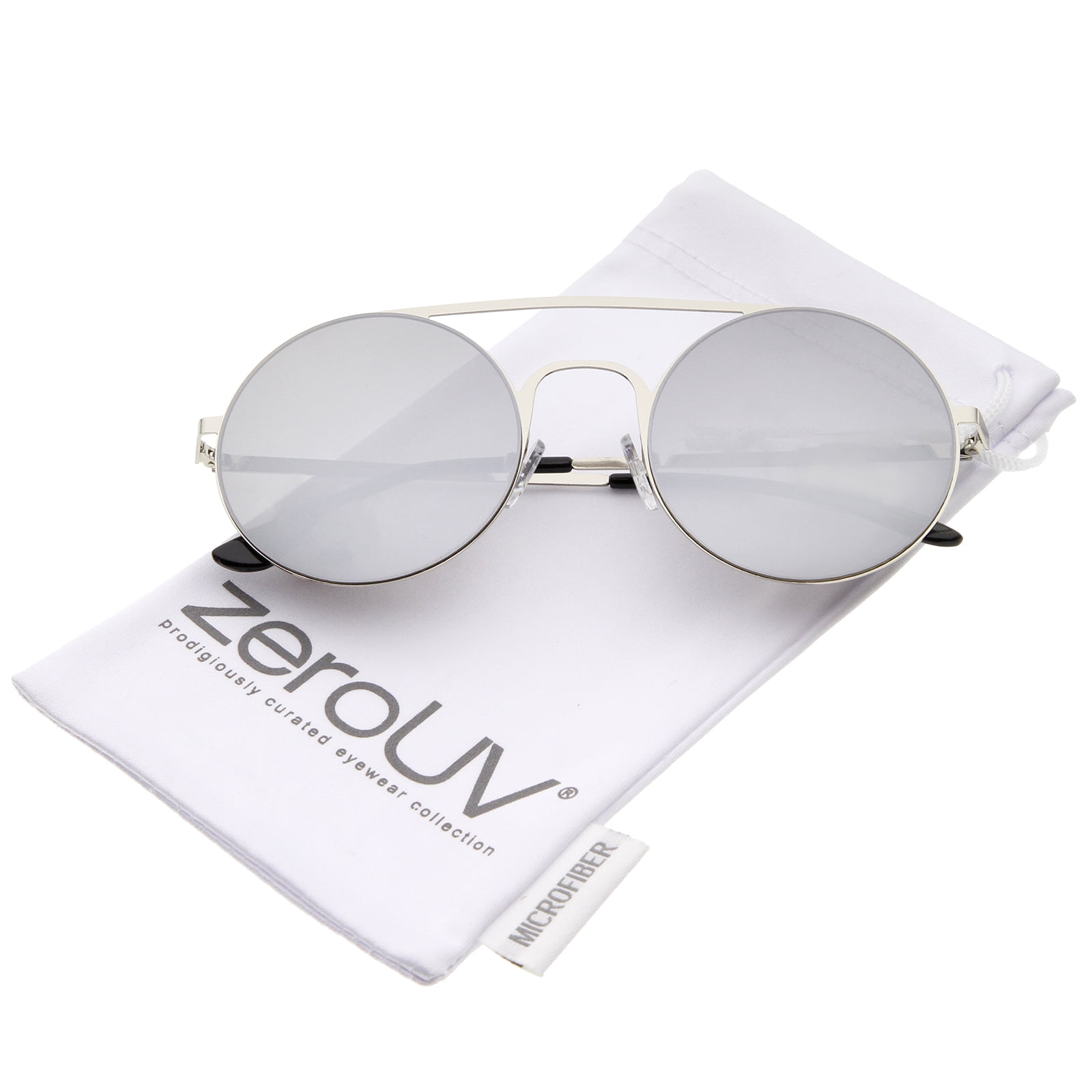 zeroUV zeroUV Modern Slim Frame Double Nose Bridge Colored Mirror