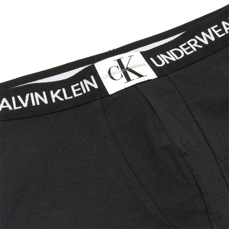 Calvin Klein Men s Monogram Cotton Trunks Black White XL US