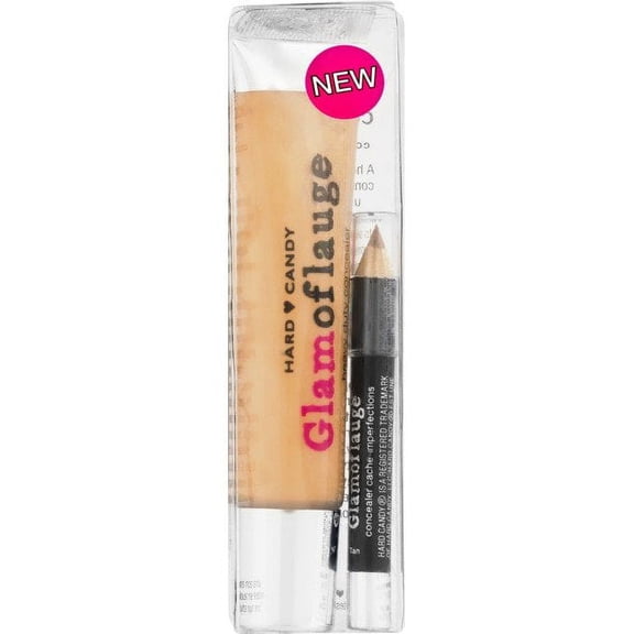 2 PACK HARD CANDY HEVY DUTTY CONCEALER WITH CONCALER PENCIL HONEY 1221