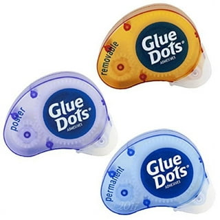 Glue Dots Mini Dot N' Go Dispenser with 300 (.375 Inch) Permanent