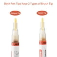 thumbnail image 3 of Pyrography pen double-ended chemical pyrography pen, DIY woodworking safety tool, reversible fine pen tip, upgraded version of bevel head and round head, 3 of 8