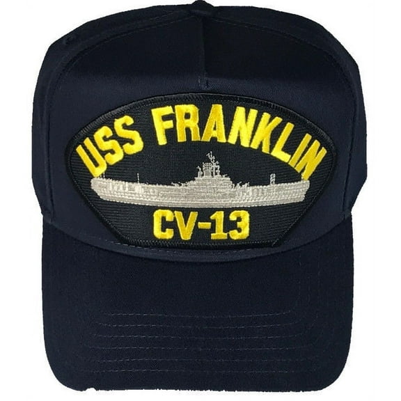 USS FRANKLIN CV-13 HAT USN NAVY SHIP BIG BEN ESSEX CLASS AIRCRAFT CARRIER