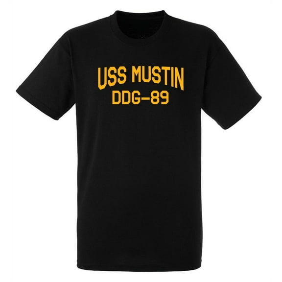 USS Mustin DDG-89 Arleigh Burke Destroyer Naval Warship Short Sleeve Tee Shirt