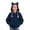 Navy, variant on Cute Cat Ear Hoodie for Girls Kids Fashion Fleece Hooded Sweatshirt Oversized Long Sleeve Jacket (Beige, 2-3 Years)