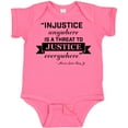 thumbnail image 3 of Inktastic Injustice Anywhere is a Threat to Justice Everywhere- Martin Luther King Jr. Boys or Girls Baby Bodysuit, 3 of 5