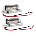 thumbnail image 2 of 2 uds luz LED de matrícula DC 12V-24V luz de matrícula automotriz luces marcadoras de remolque de coche para camión SUV remolque furgoneta, 2 of 4