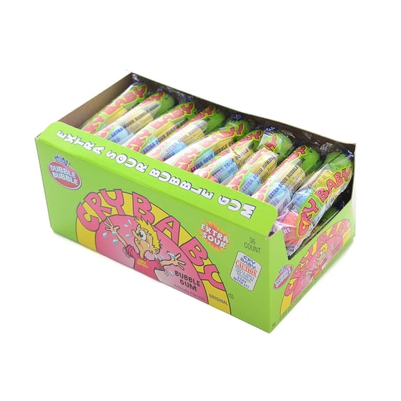 Cry Baby Extra Sour AKF18 Tube 36-4 Ball Tubes,(23 Oz)