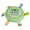 Green, variant on Lightweight Plush Cartoon Pattern Dog Flying Disc Soft Floppy Frisbee Outdoor Backyard Interactive Fetch Training Toy Small Medium Breed Pet Play Accessory