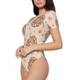 thumbnail image 3 of Picia Groovy Disco Pumpkin Womens One Piece Swimsuits Modest Tummy Control Bathing Suits Lace Up Slimming Swim Suit-X-Large, 3 of 9