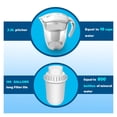 thumbnail image 5 of 3.5L Mineral Alkaline Water Pitcher Filter Ionizer - 400L Long-Life Filters - Purifier Filtration System - pH Alkalizer ,Easy to Install, 5 of 5